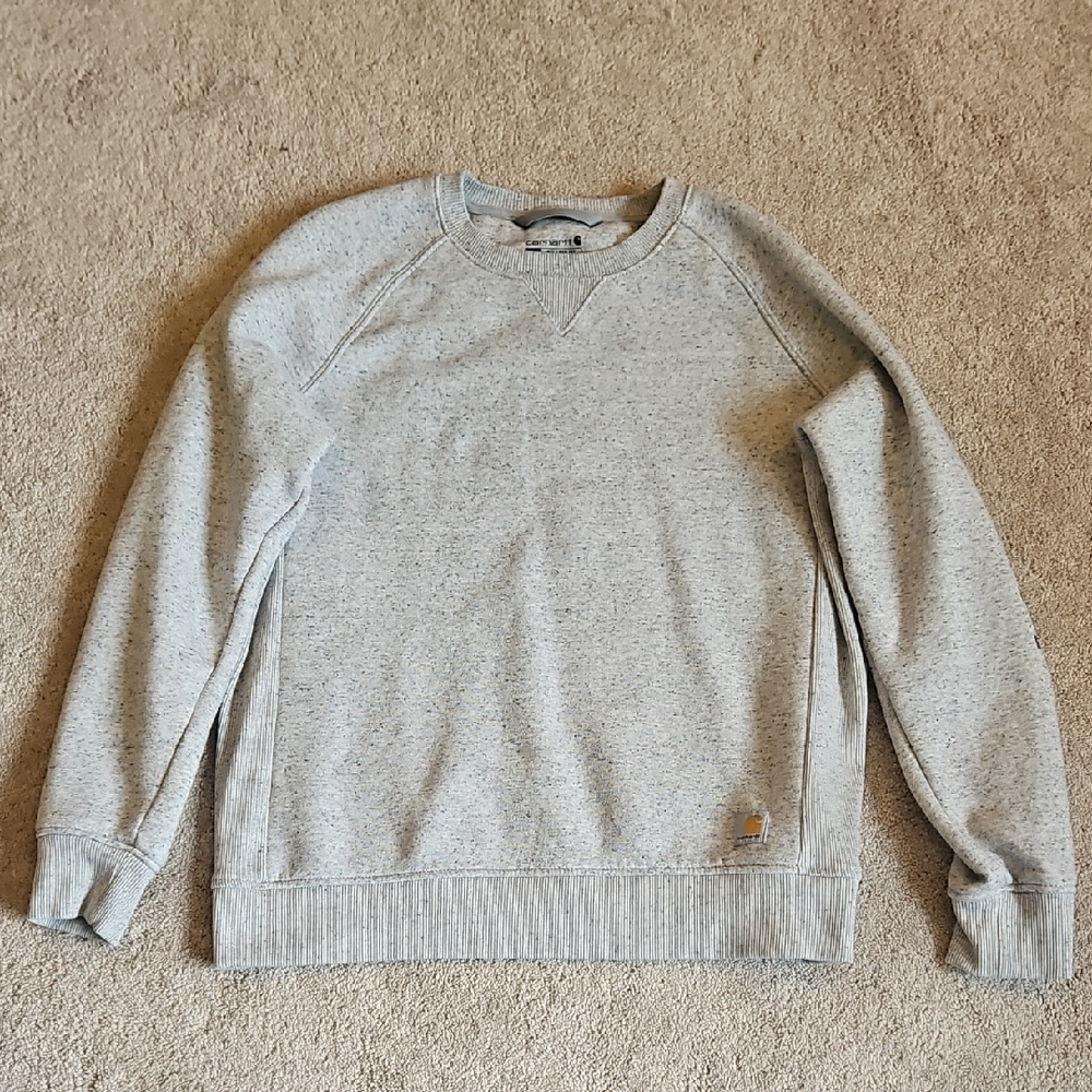 Carhartt Women's Heather Gray Crewneck Sweater